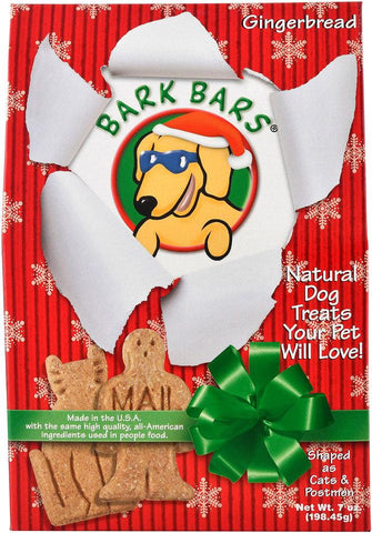 Image of Gingerbread Holiday Bark Bars Natural Dog Treats