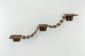 Image of Trixie Pet Wall Mounted Cat Bridge Brown