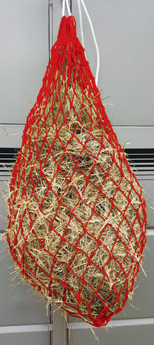 Jeffers Slow Feed Hay Net For Horses- Red
