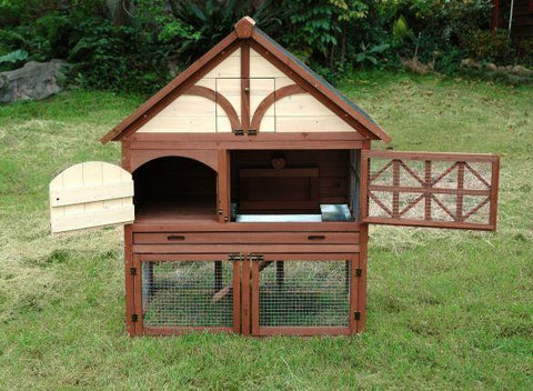 Image of Merry Products & Garden Tudor Rabbit Hutch
