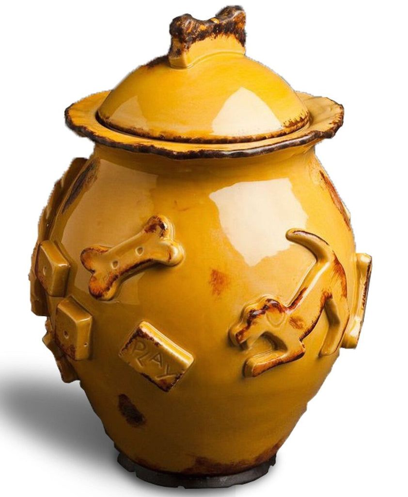 Carmel Ceramica Dog Treat Jar