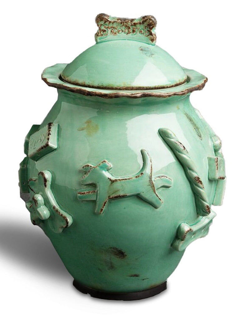 Carmel Ceramica Dog Treat Jar