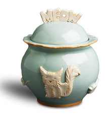 Carmel Ceramica Cat Treat Jar