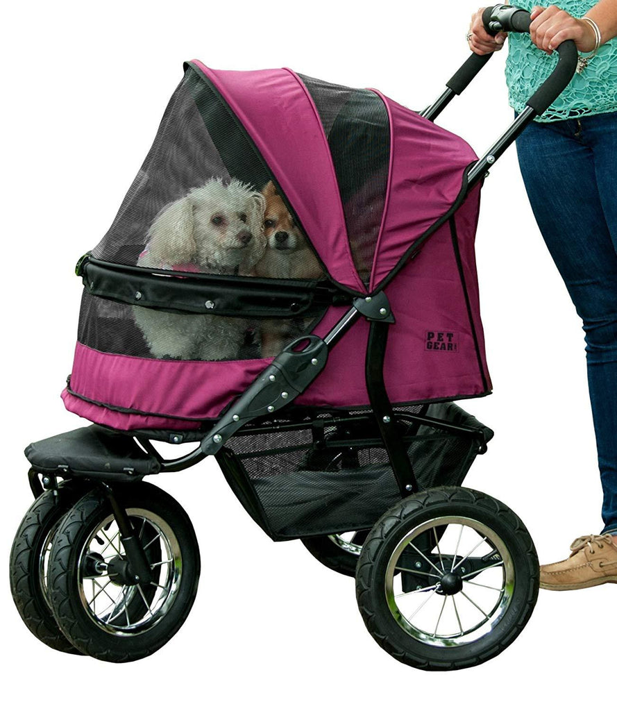 dog stroller in store near me Pet Gear Double Pet NO-ZIP Stroller – Care About My Pet