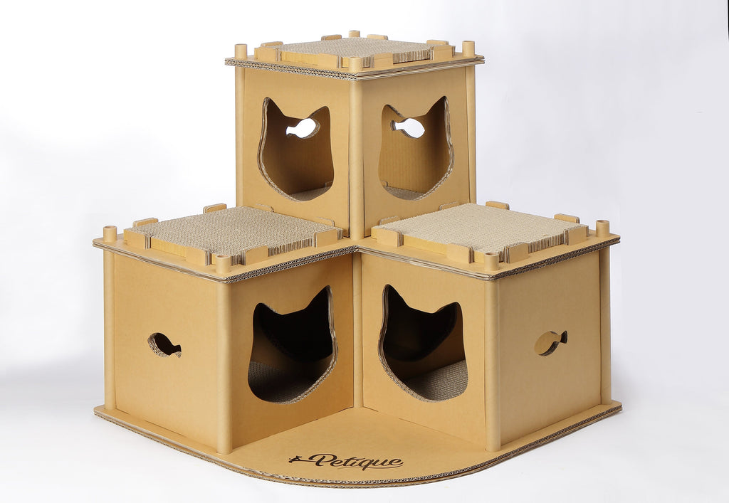 Petique Feline Fortress House Cat House