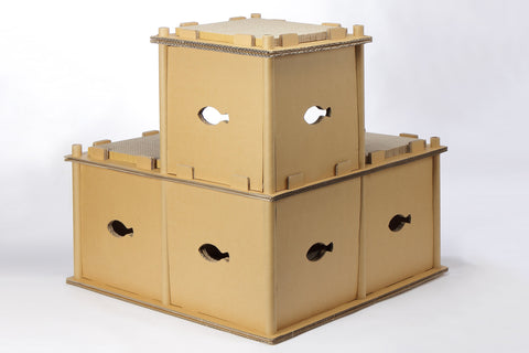 Image of Petique Feline Fortress House Cat House