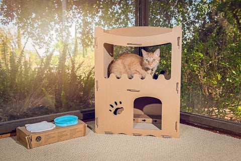 Image of Petique Feline Penthouse House Cat House