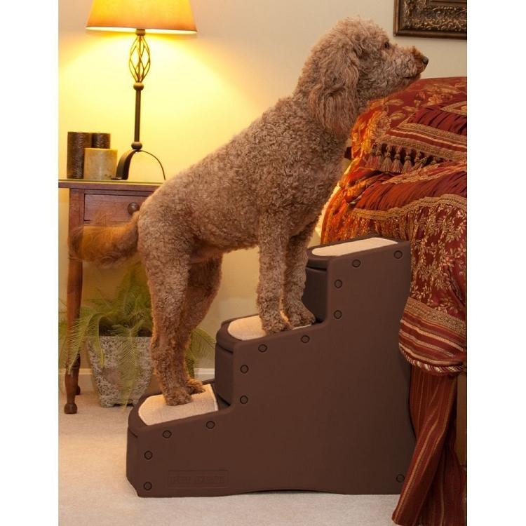 pet gear easy step Pet Gear Chocolate Easy Step III Extra Wide Pet Stairs – Care About My Pet