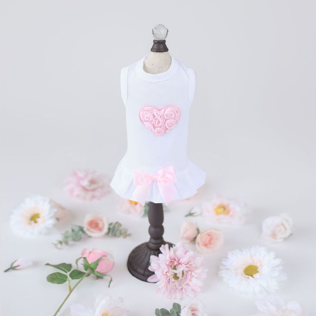 Puffed Up Heart Ultra Soft 100% Cotton Dress