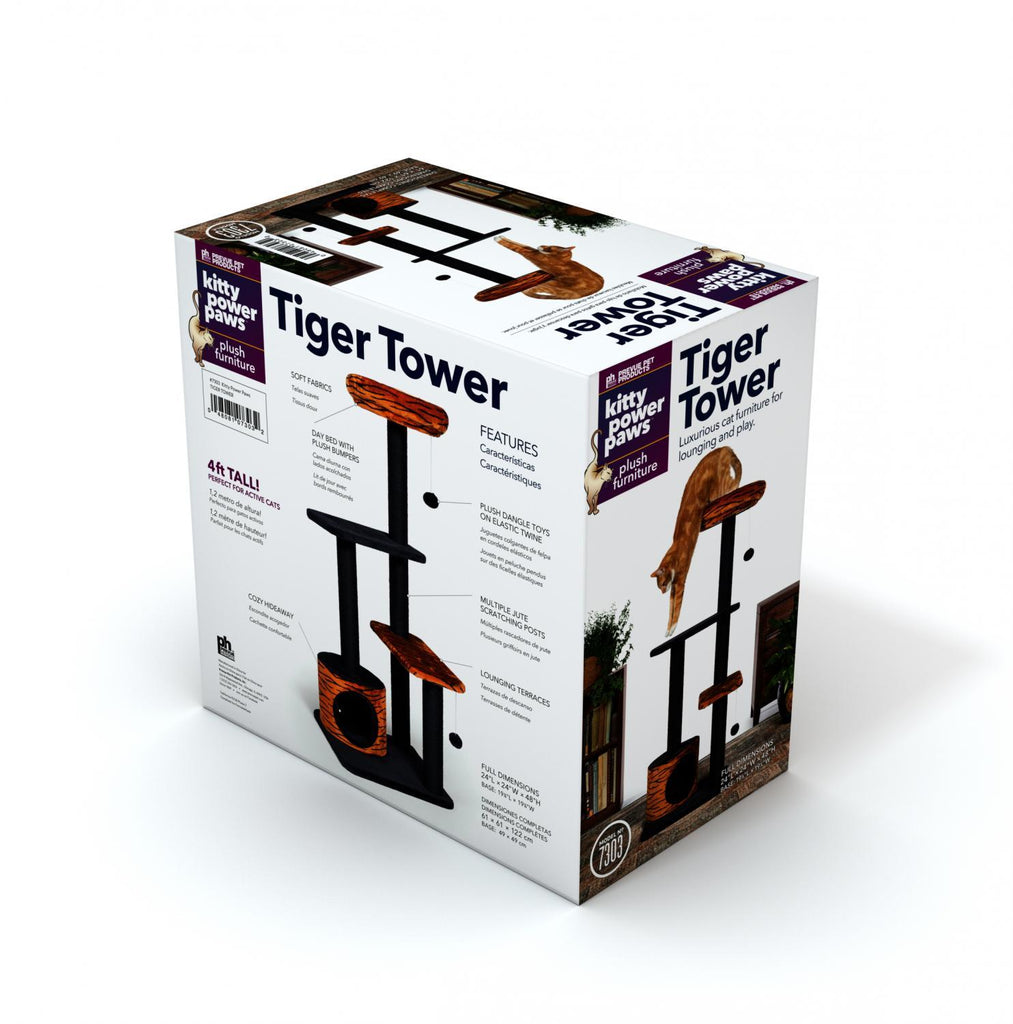 Prevue Pet Kitty Power Paws Tiger Power