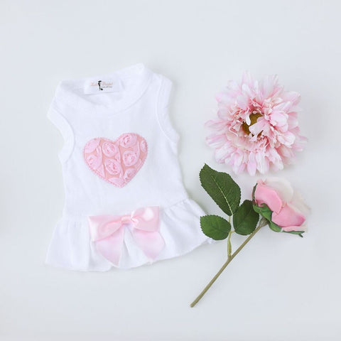 Image of Puffed Up Heart Ultra Soft 100% Cotton Dress