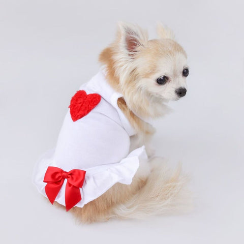 Image of Puffed Up Heart Ultra Soft 100% Cotton Dress