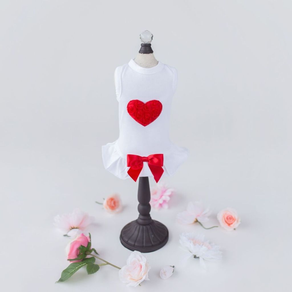 Puffed Up Heart Ultra Soft 100% Cotton Dress