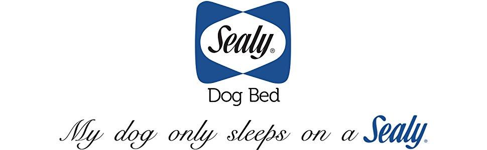 Sealy Lux Premium Bolster Dog Bed