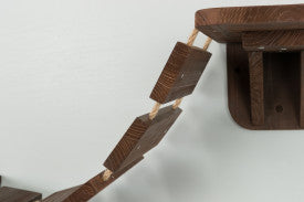 Image of Trixie Pet Wall Mounted Cat Bridge Brown