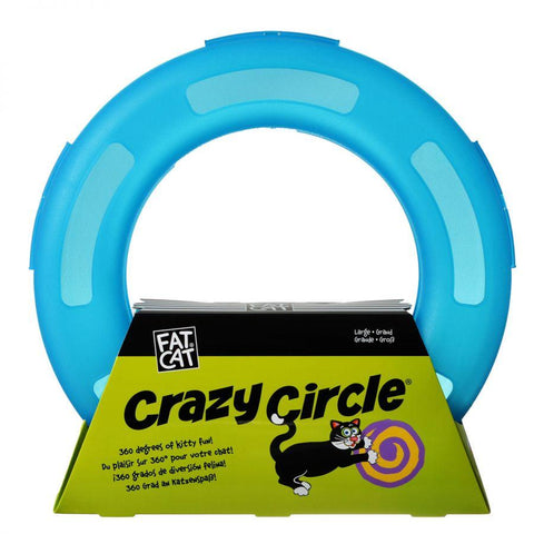 Image of Petmate Crazy Circle Cat Toy - Blue