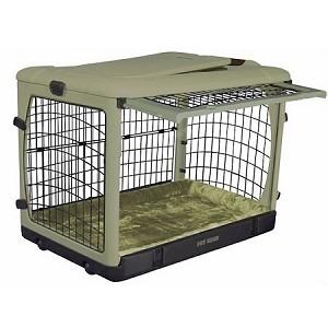 Image of Pet Gear Medium 36" Steel Crate With Bolster PG5942